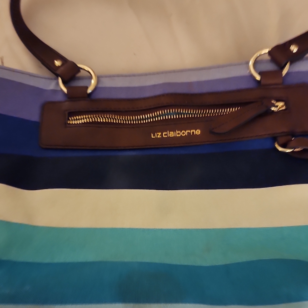 Liz Claiborne Multicolor Striped Shoulder Bag